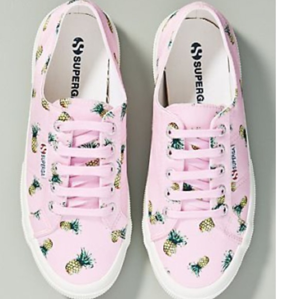 Superga Pink Satin Sneakers Size 8.5 Euro size 39